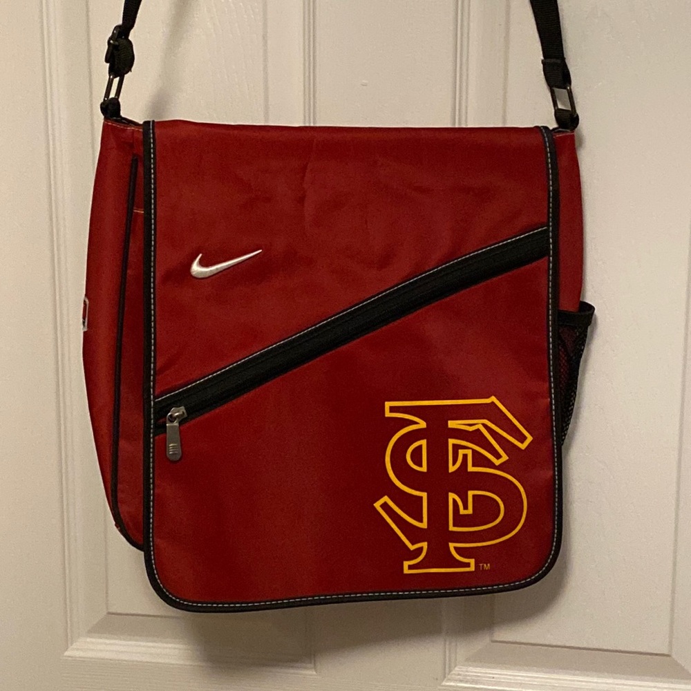 Nike FSU Florida State University Messenger Bag Tote Early 2000s